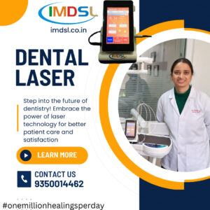 Dentist with IMDSL Dental Laser