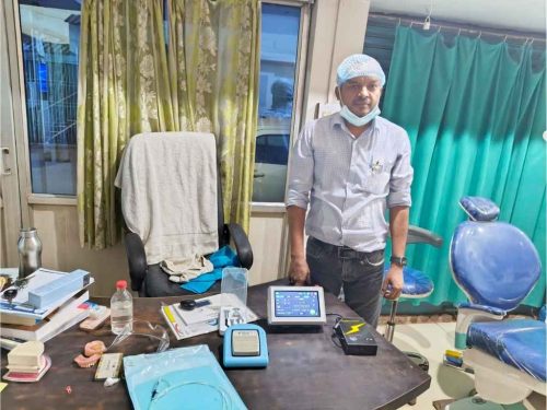 Installed Bright Plus Laser at Chhattisgarh Dental Hospital under Dr. Sandeep Chaturvedi.