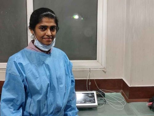 Installation of the IMDSL Bright Laser System at Floss & Smile Dental Care, Bangalore, led by Dr. Sridevi Shetty.