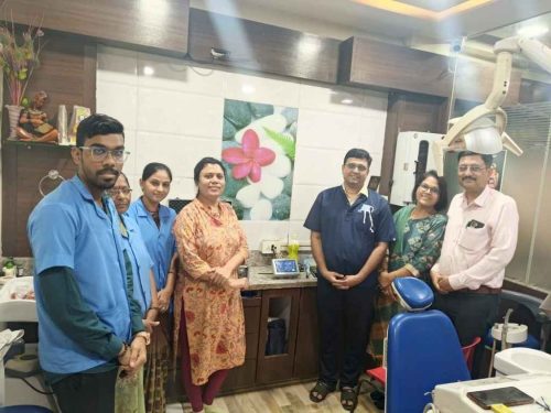 Installation of Bright Laser at Dr. Vinay Sonawane’s Dental Clinic in Dhule, Maharashtra.